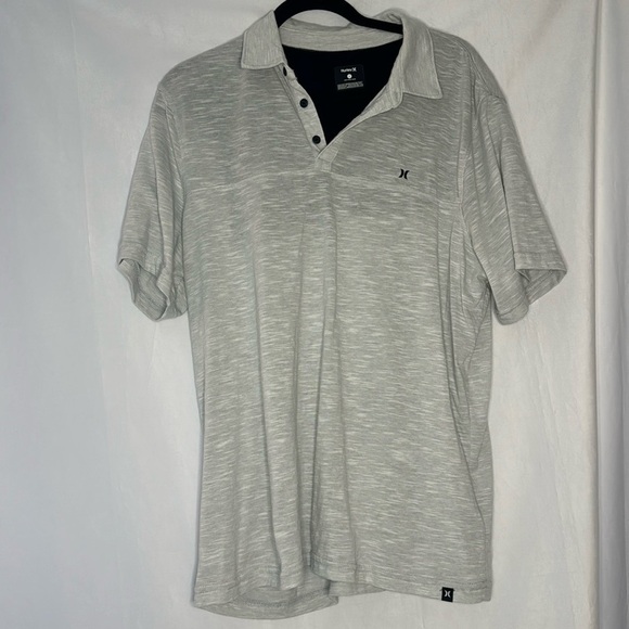 HURLEY SOFT CASUAL SHORT SLEEVE POLO (L) - Picture 1 of 8